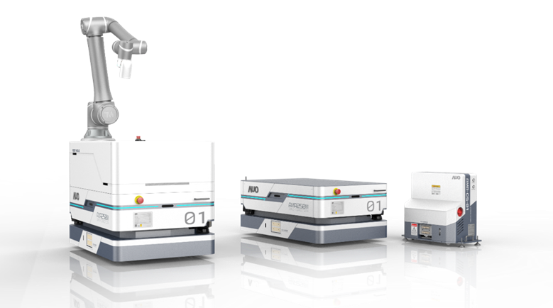 抖圈數位開發的自主式移動機器人（AMR250M），搭配全向輪並結合AI演算法、2D LiDAR、3D攝影機等技術，協助客戶實現產線全自動化